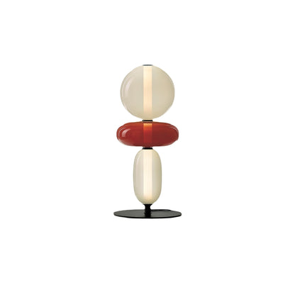 Colorstack Black Glass LED Table Lamp