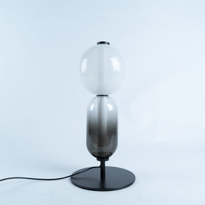 Colorstack Black Glass LED Table Lamp