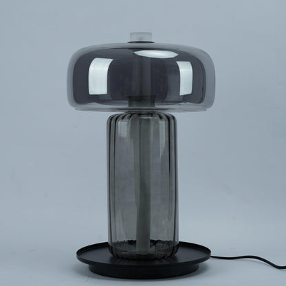 Conductive Smoked Glass LED Table Lamp
