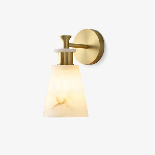 Conicara Copper Alabaster Wall Sconce