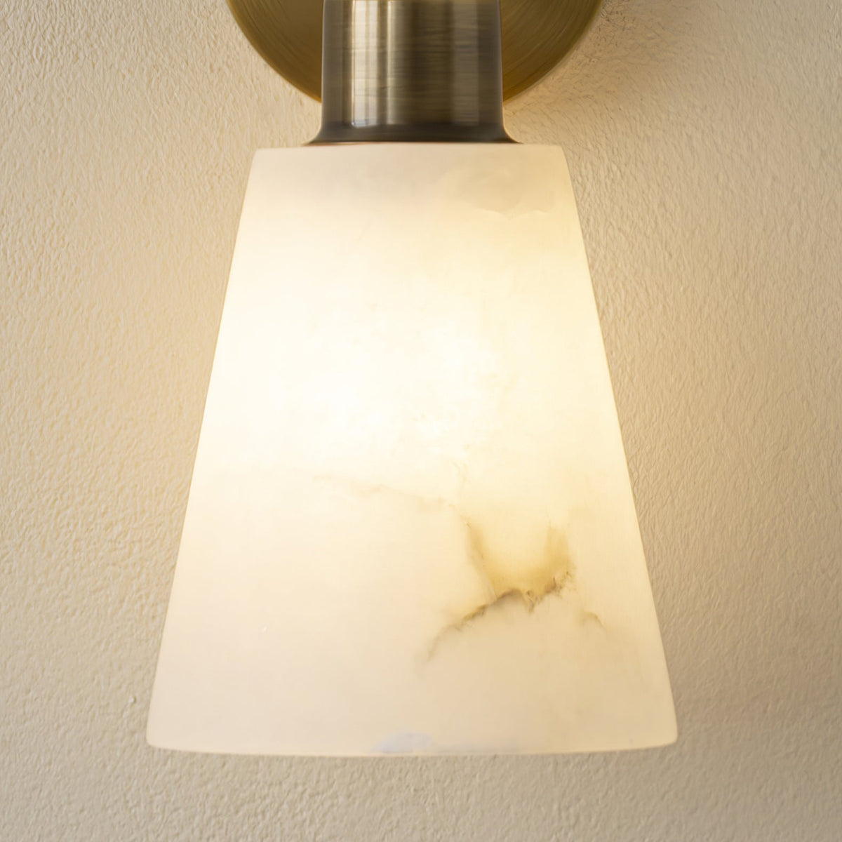 Conicara Copper Alabaster Wall Sconce