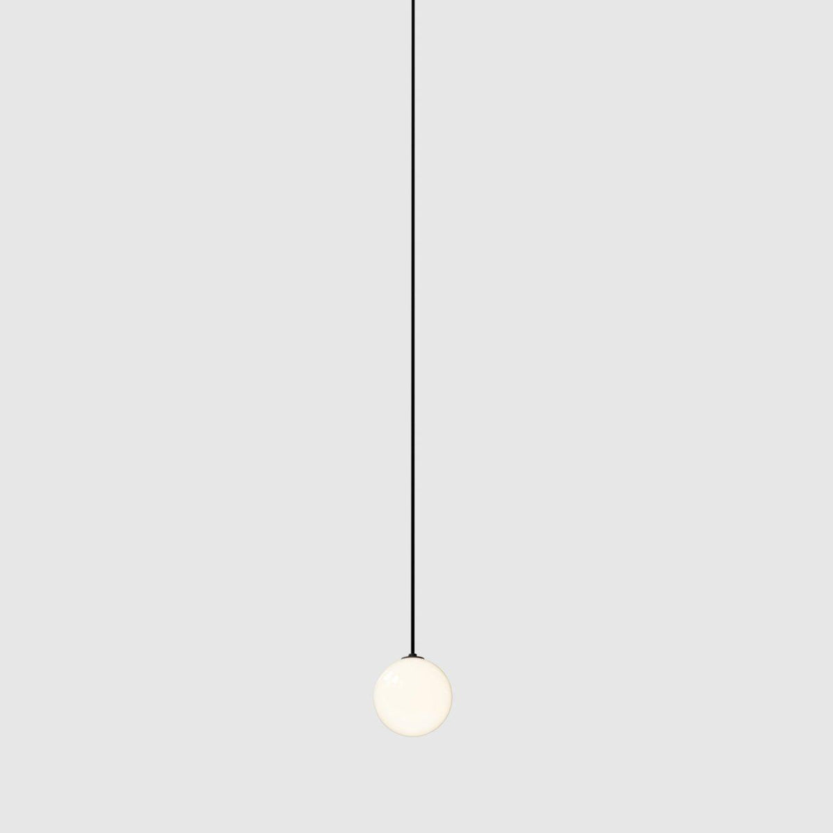 Contour Black White Glass Pendant