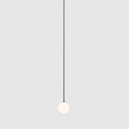Contour Black White Glass Pendant
