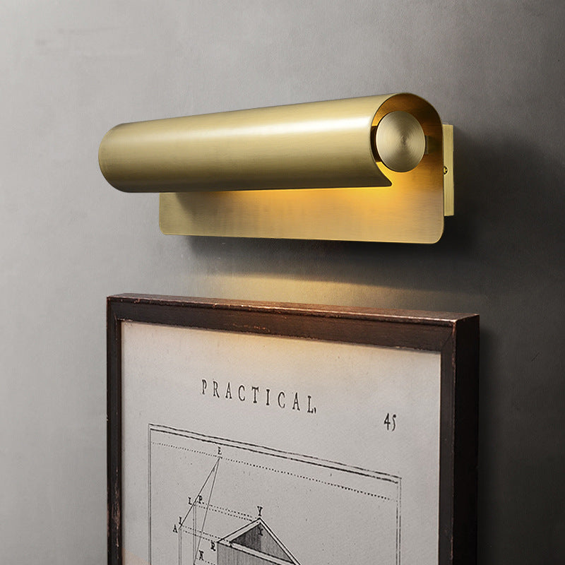 Copper Warm Light Bedside Wall Lamp / Copper 26 Long Warm Light