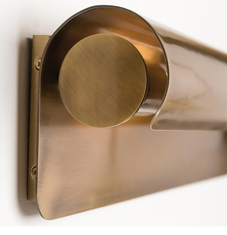 Copper Warm Light Bedside Wall Lamp