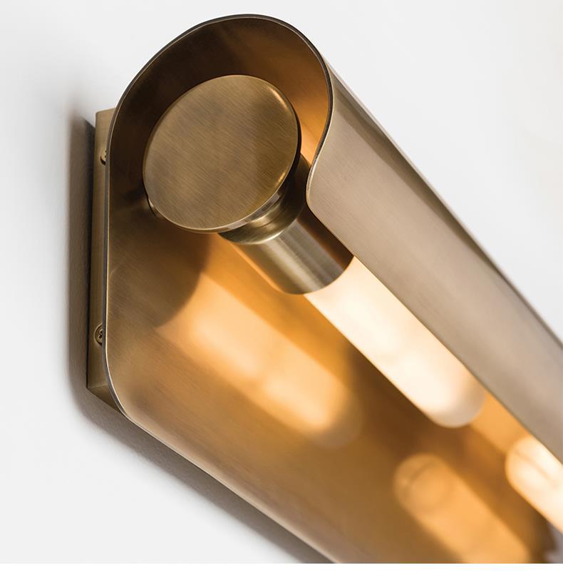 Copper Warm Light Bedside Wall Lamp
