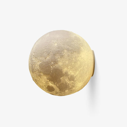 Crater Relief White LED Wall Light