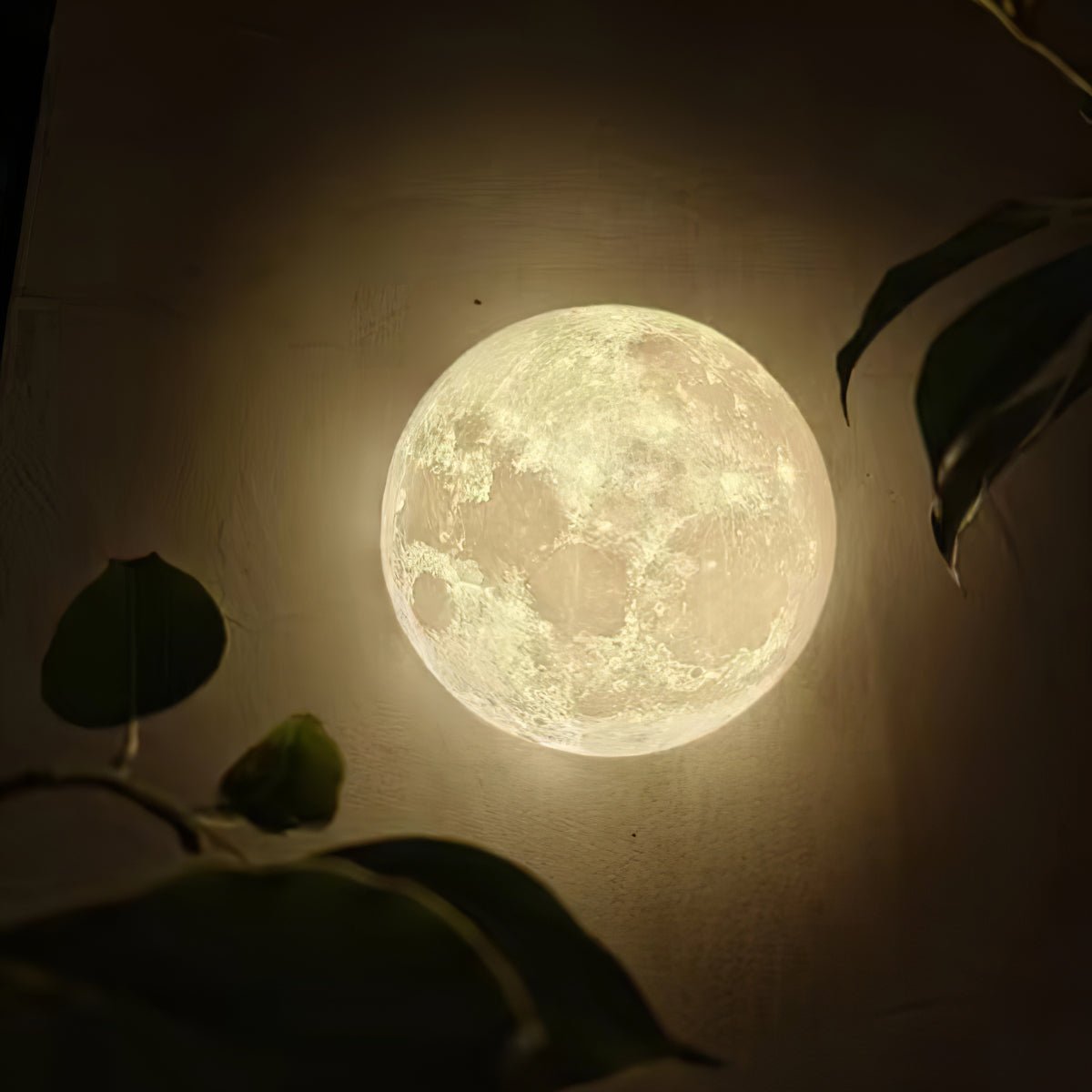 Crater Relief White LED Wall Light