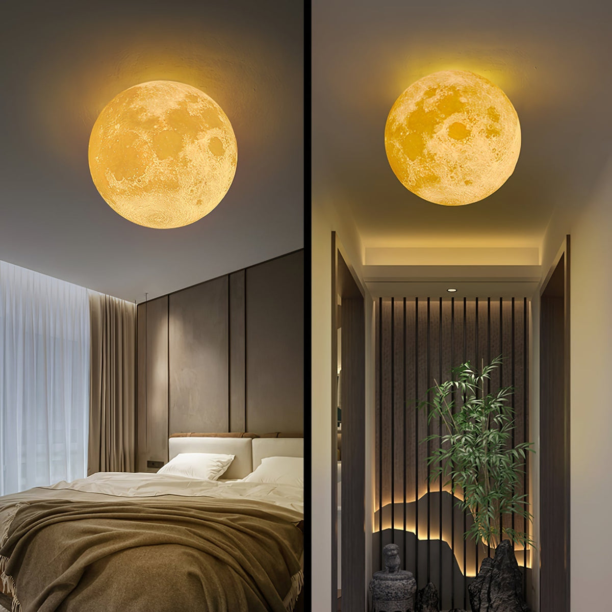 Crater Relief White LED Wall Light