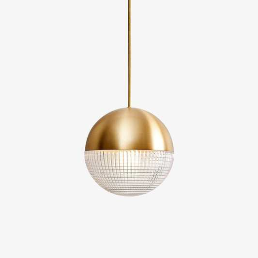 Crosscut Gold Black Glass Multi-Light Pendant