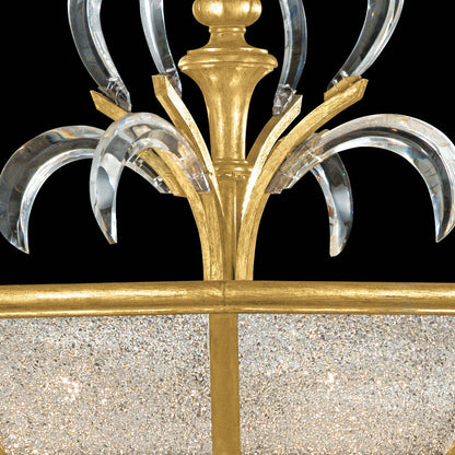 Curved Bevel Ring Semi-Flush Ceiling Light