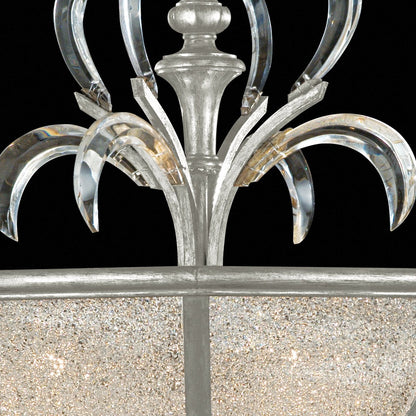 Curved Bevel Ring Semi-Flush Ceiling Light