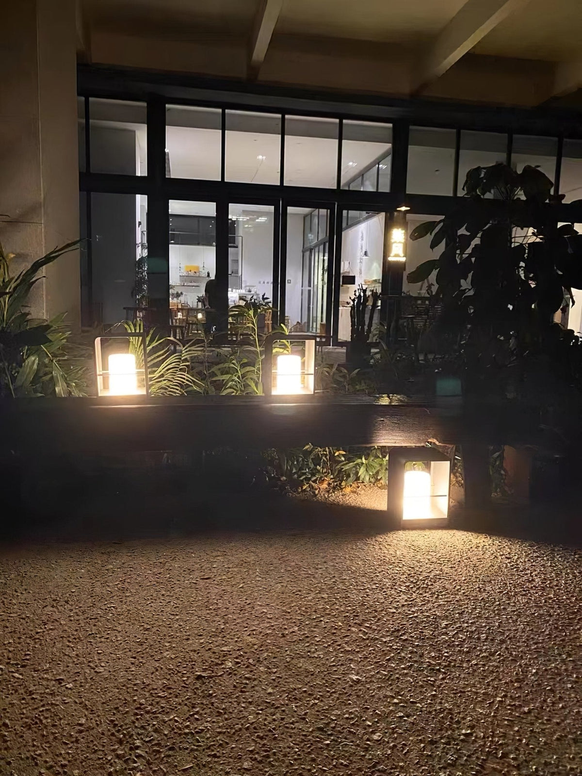 Dayharvest Black Solar Garden Lantern