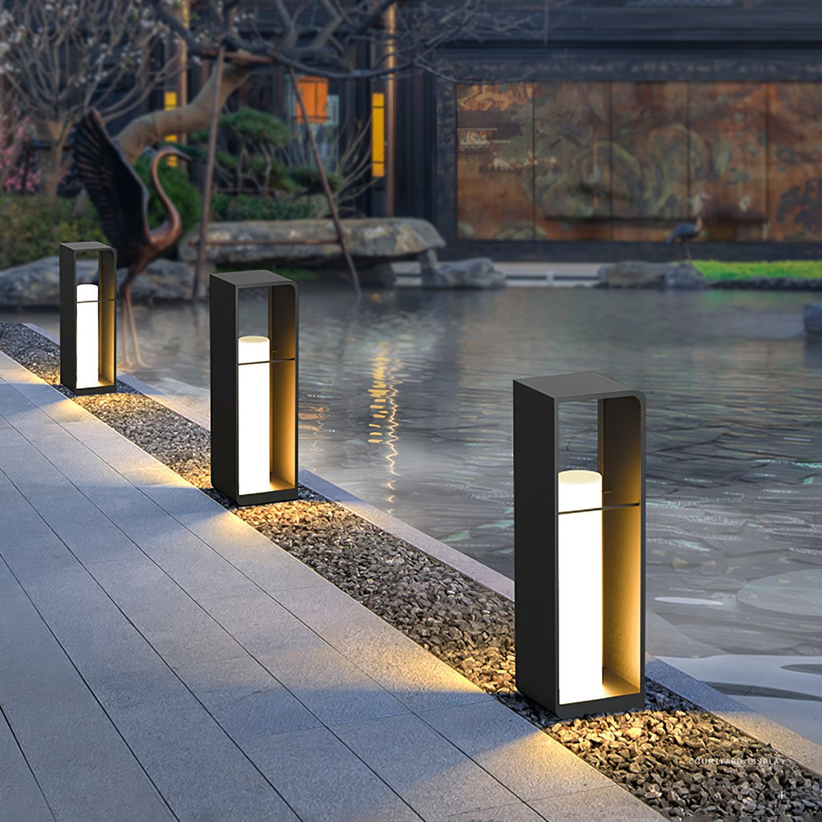 Dayharvest Black Solar Garden Lantern