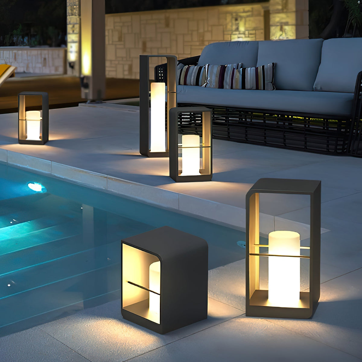 Dayharvest Black Solar Garden Lantern