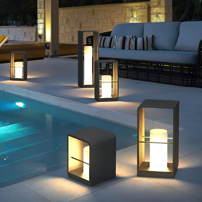 Dayharvest Black Solar Garden Lantern