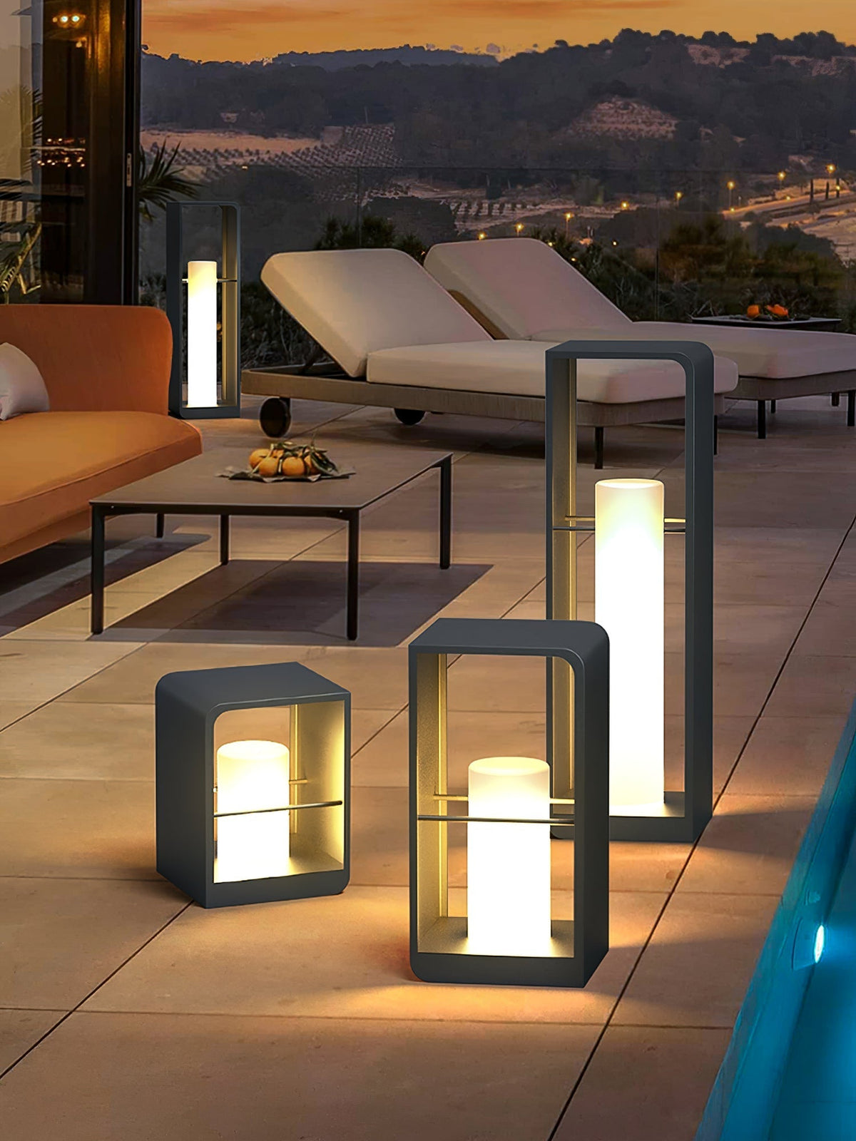 Dayharvest Black Solar Garden Lantern