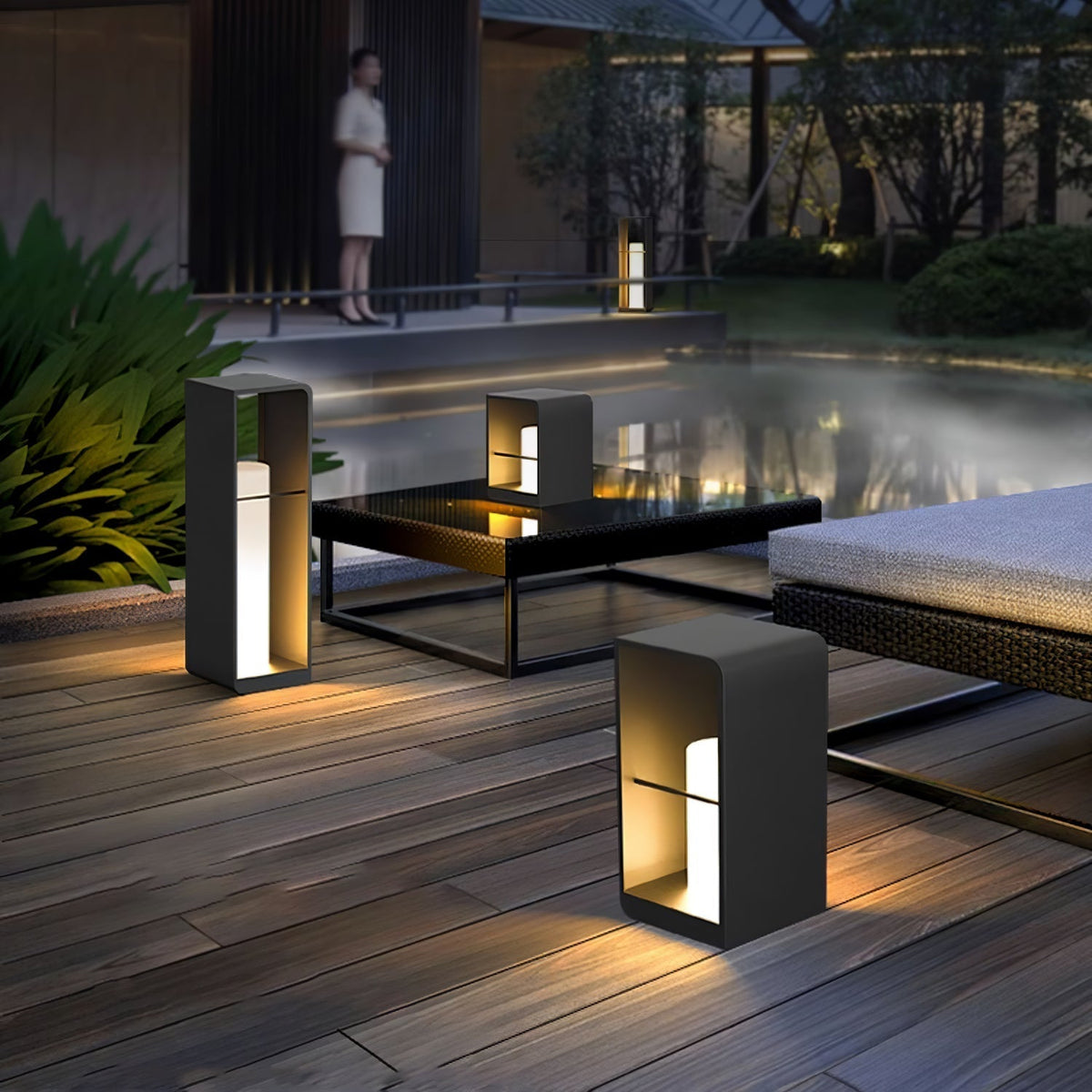 Dayharvest Black Solar Garden Lantern