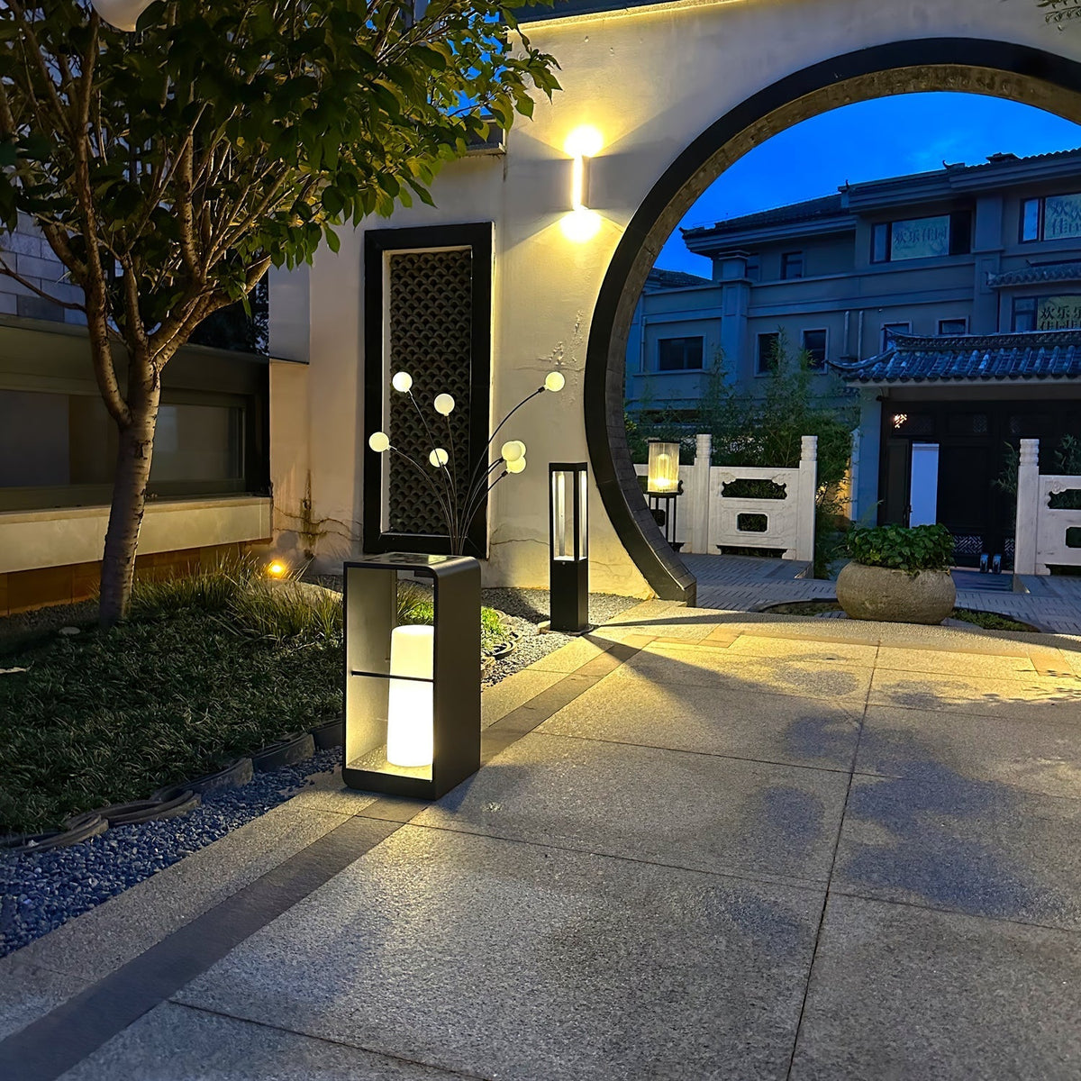 Dayharvest Black Solar Garden Lantern