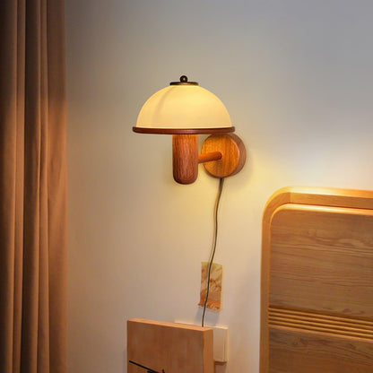 Dendric Dark Oak Wall Lamp