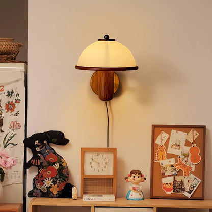 Dendric Dark Oak Wall Lamp