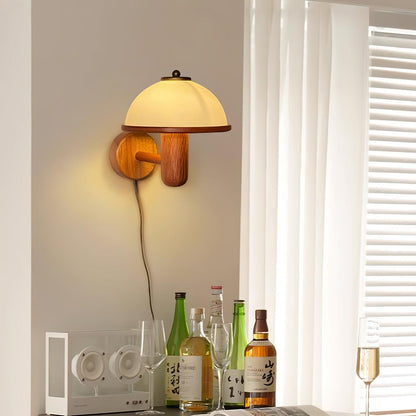 Dendric Dark Oak Wall Lamp
