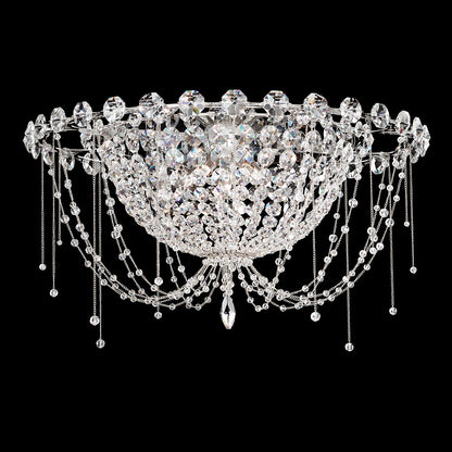 Diamond Basket Radiance Crystal Flush Mount