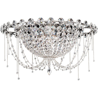 Diamond Basket Radiance Crystal Flush Mount