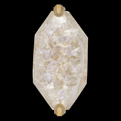 Dichroic Gem Patinated Metal LED Wall Sconce