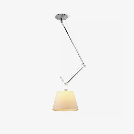 Directional Arm Chrome White Pendant