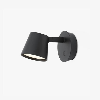 Directional Head Black White Red LED Wall Light