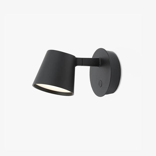 Directional Head Black White Red LED Wall Light