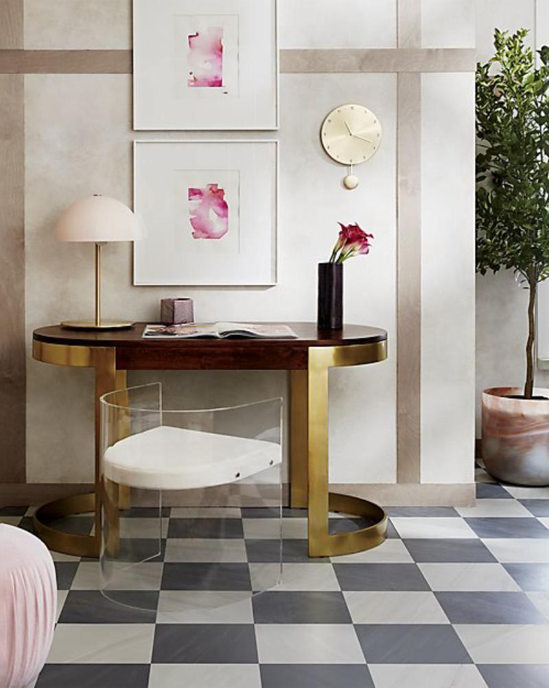 Domevia Gold Pink Table Lamp
