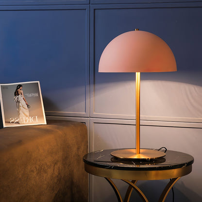 Domevia Gold Pink Table Lamp