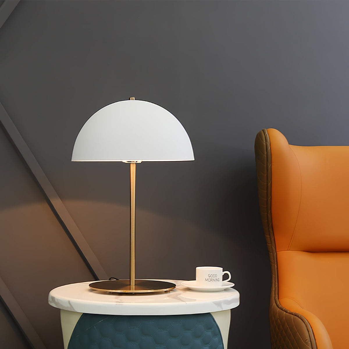 Domevia Gold Pink Table Lamp