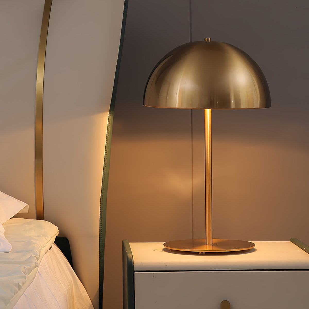 Domevia Gold Pink Table Lamp