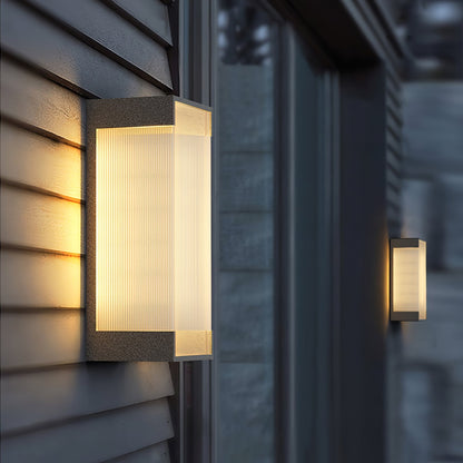 Drelmont Black LED Outdoor Wall Light