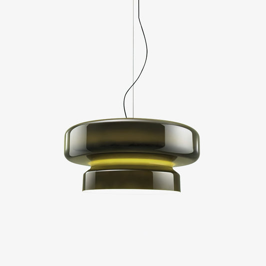 Dualshell Brass Multi-Color LED Pendant