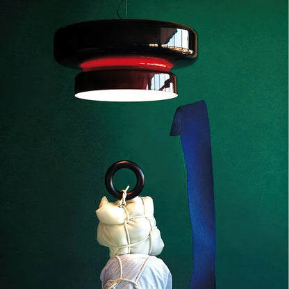 Dualshell Brass Multi-Color LED Pendant