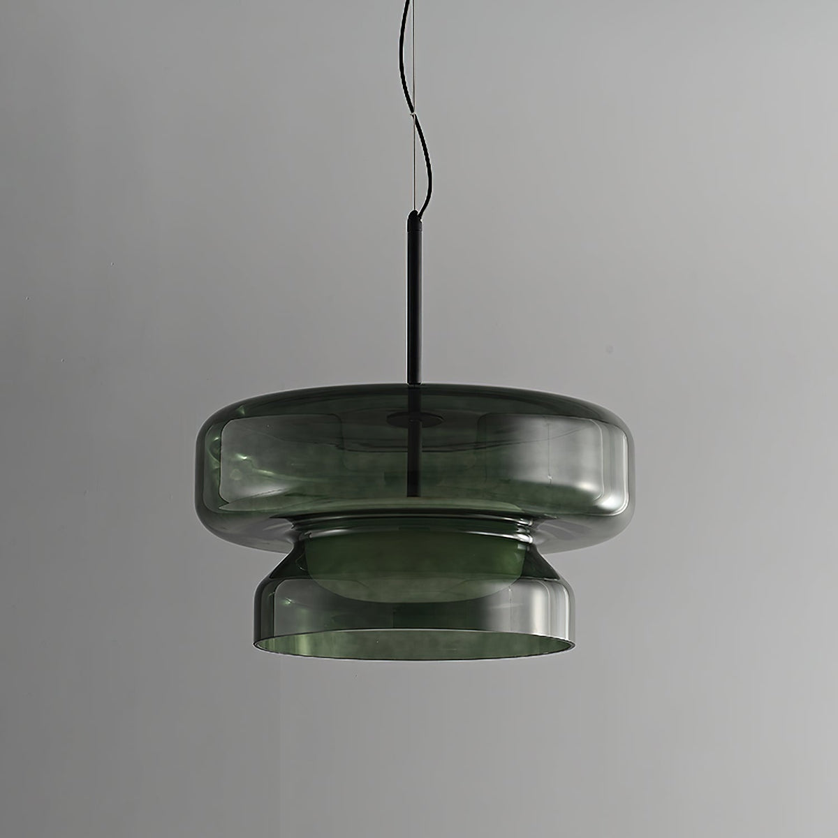 Dualshell Brass Multi-Color LED Pendant