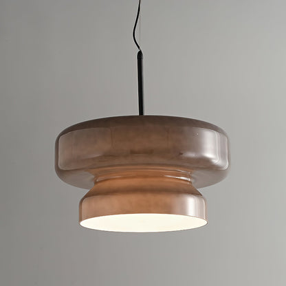 Dualshell Brass Multi-Color LED Pendant