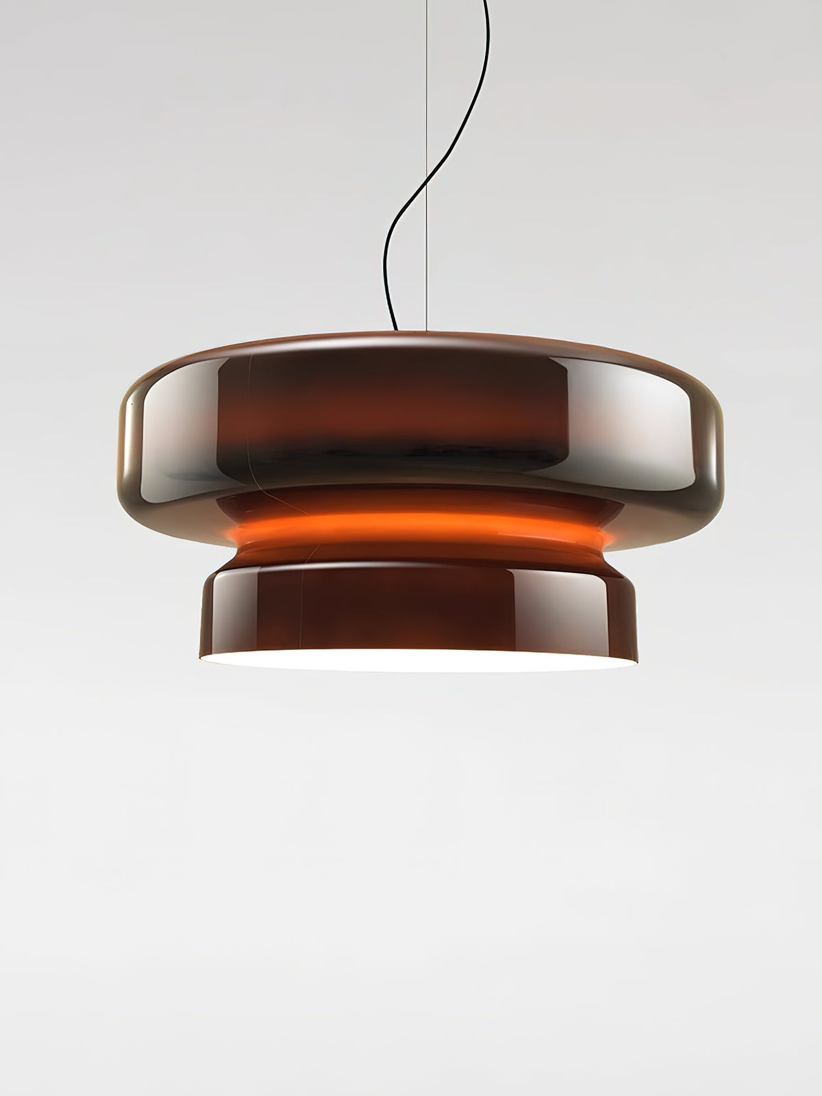 Dualshell Brass Multi-Color LED Pendant