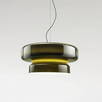 Dualshell Brass Multi-Color LED Pendant