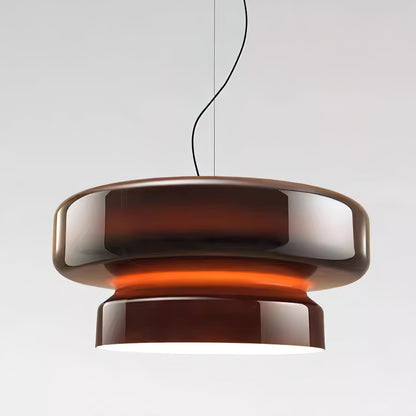 Dualshell Brass Multi-Color LED Pendant