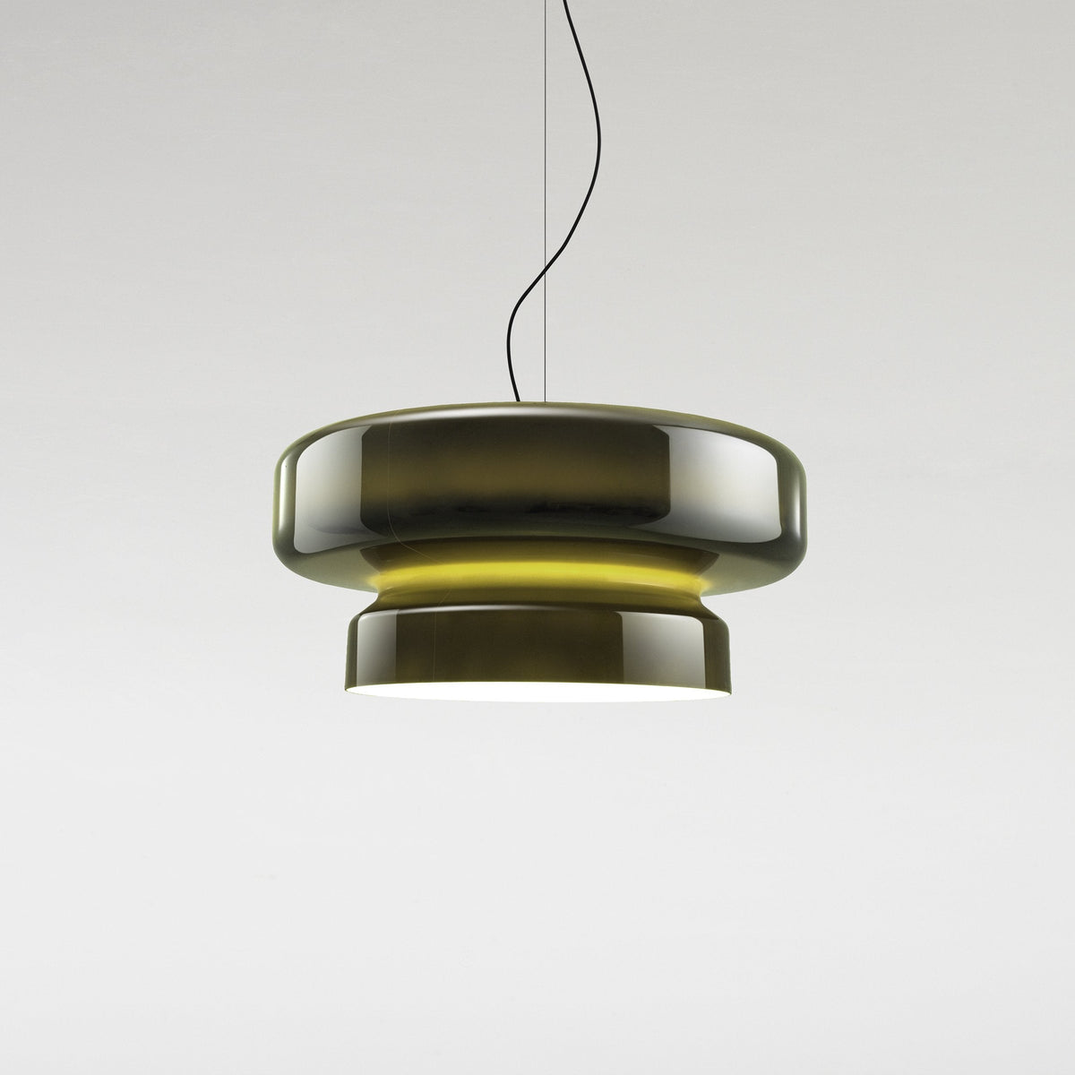Dualshell Brass Multi-Color LED Pendant