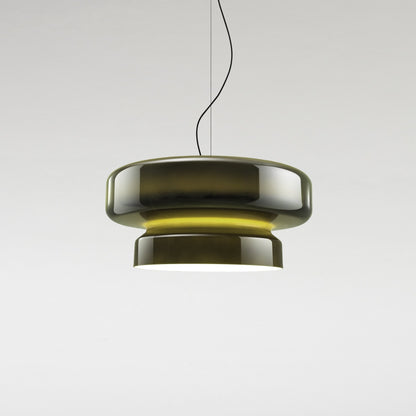 Dualshell Brass Multi-Color LED Pendant