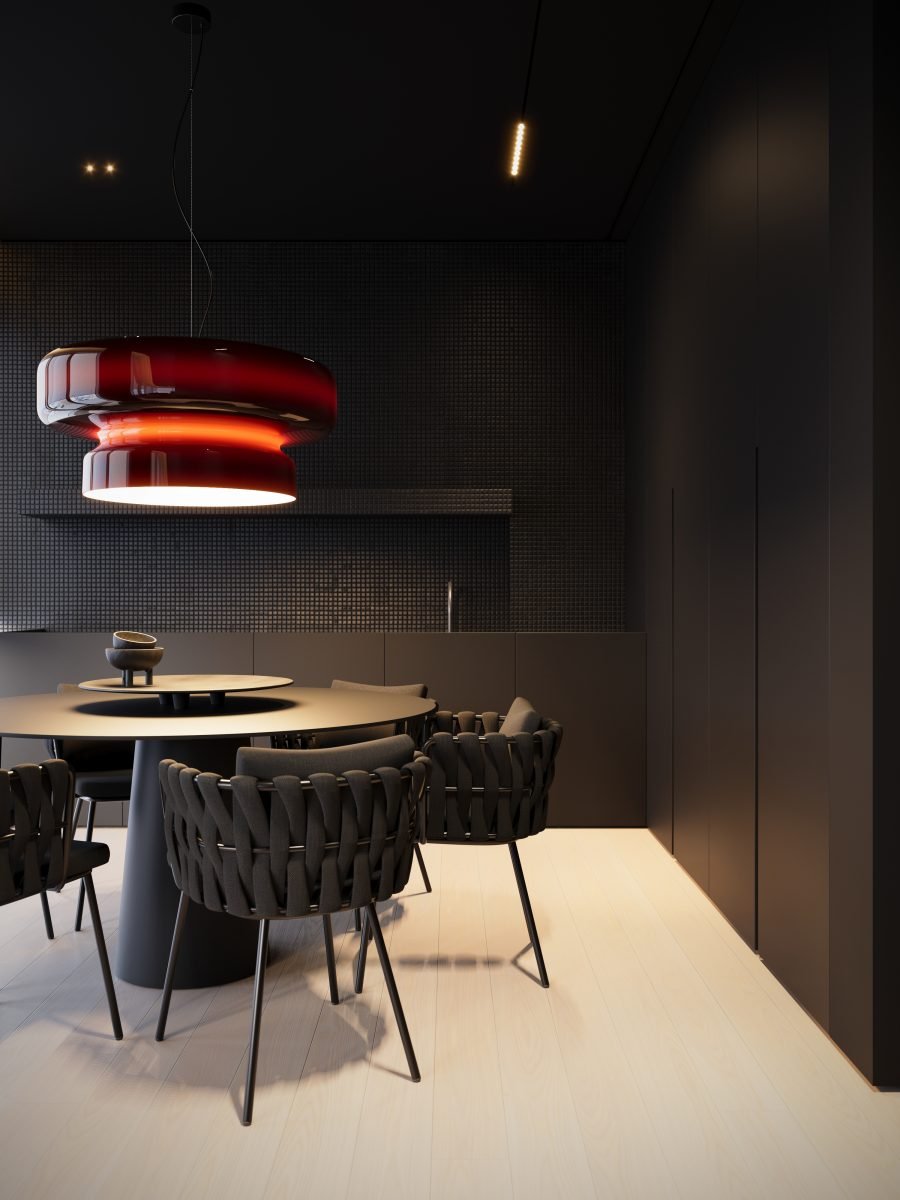 Dualshell Brass Multi-Color LED Pendant