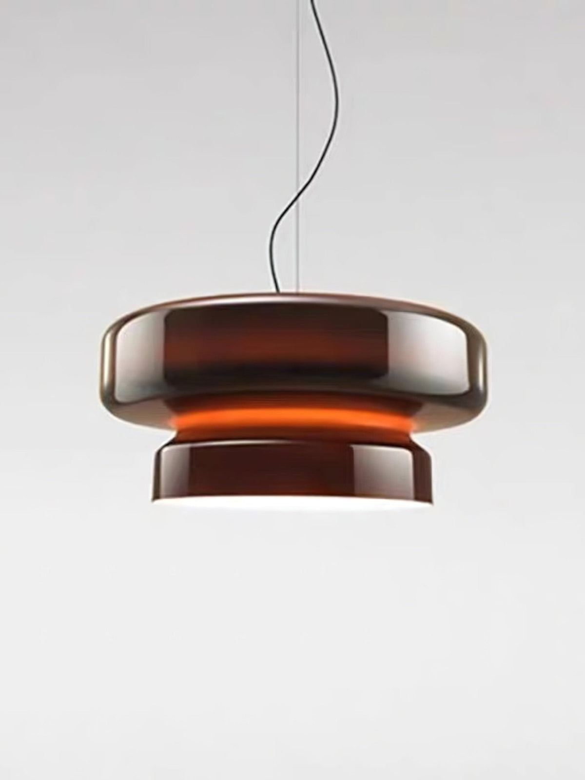 Dualshell Brass Multi-Color LED Pendant
