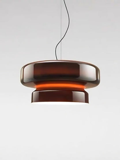 Dualshell Brass Multi-Color LED Pendant