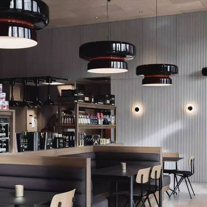 Dualshell Brass Multi-Color LED Pendant